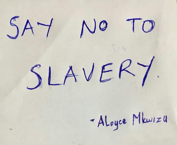 aloyce slavery